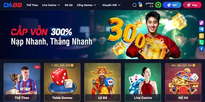 DA88 - Kh&aacute;m ph&aacute; s&acirc;n chơi c&aacute; cược uy t&iacute;n to&agrave;n cầu