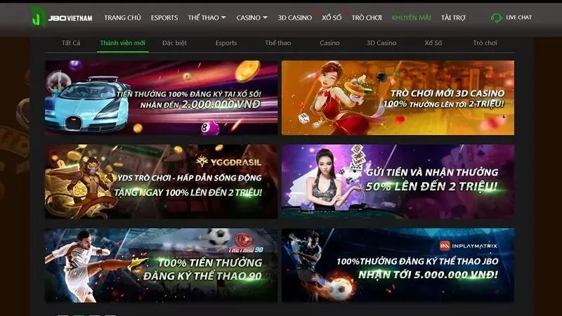 Những chương tr&igrave;nh khuyến m&atilde;i si&ecirc;u hot chỉ c&oacute; tại s&acirc;n chơi đẳng cấp n&agrave;y