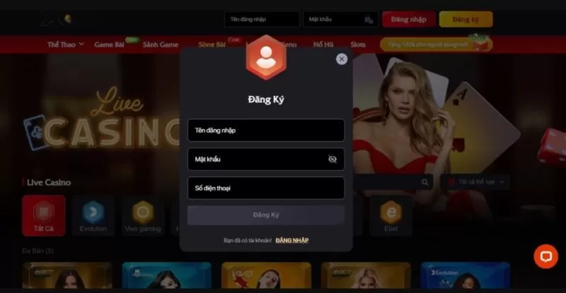 Thao t&aacute;c đăng k&yacute; - đăng nhập thực hiện trong v&ograve;ng 1 ph&uacute;t