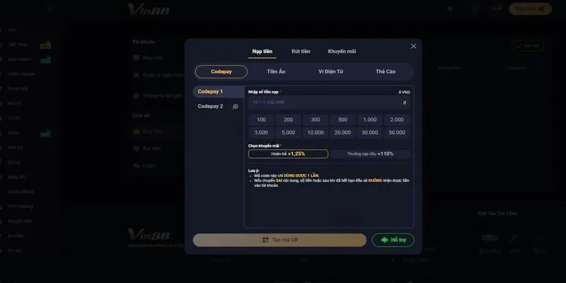 VIN88 đa dạng phương thức giao dịch an to&agrave;n v&agrave; miễn ph&iacute;